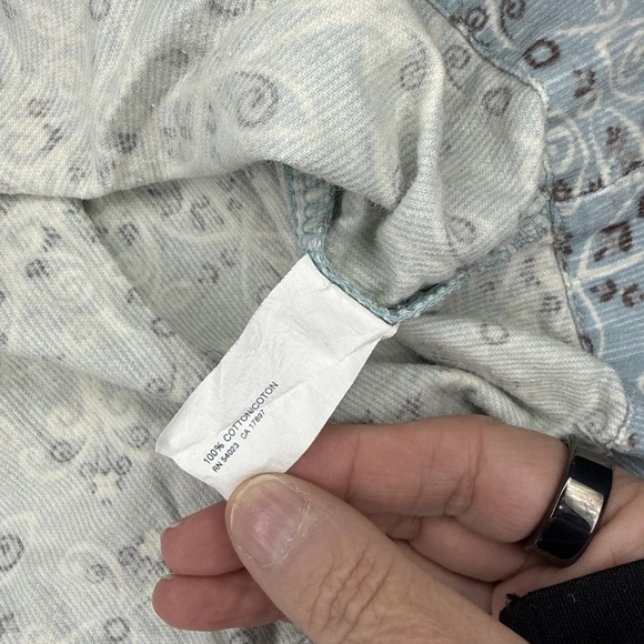 💙 BabyGap Blue Paisley Corduroy Dress | Cottage Core 3T - Picture 7 of 9